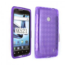 Nokia Lumia 521 TPU Gel Case (Purple)